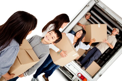 Removals van service for local moves in Lampton