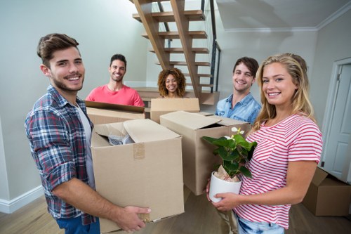 Local business relocation loading process in Lampton