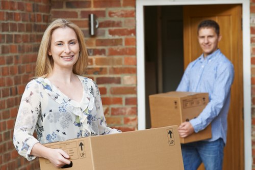Removal team handling a family home move with stairs and access considerations