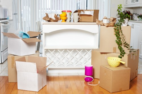 Safe and organised van loading by a Man With Van Lampton team