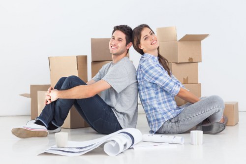Preparing for a removals van booking in Lampton