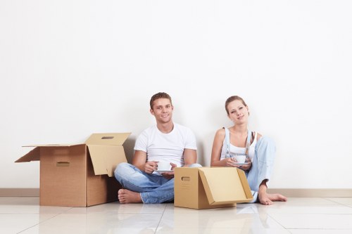 Commercial and office relocation support with careful loading
