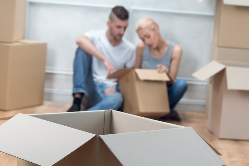 Commercial moving van service for offices and small businesses in Lampton